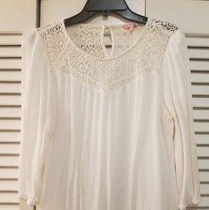 Cream blouse